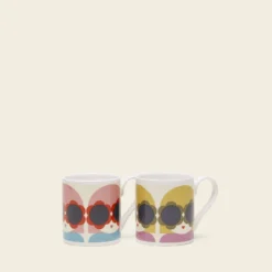 Standard Mug Set Of 2 - Lola -Orla Kiely Sales Store 10 mug 0078