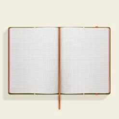 Medium Notebook - Linear Stem Olive -Orla Kiely Sales Store 149076oka4notebooklinearstemolive4