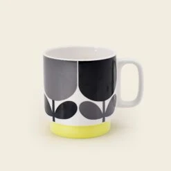 Stackable Large Mug Set Of 6 - Block Flower -Orla Kiely Sales Store 149793okset4stackingmugsblockflower5sideview 62217043 93b8 40dc b636 3d89a13c3ce3