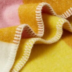 Wool Jacquard Blanket - Flower Tile -Orla Kiely Sales Store 23AEBLANFLT Flowertile2