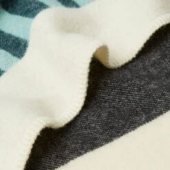 Wool Jacquard Blanket - Striped Tulip -Orla Kiely Sales Store 23AEBLANSTT Stripedtulip2