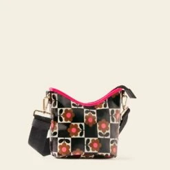 Carrymin Crossbody - Flower Pot Chestnut -Orla Kiely Sales Store 24SEFLP830 2130CarryminCrossbody FlowerPotChestnut2
