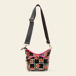 Carrymin Crossbody - Flower Pot Chestnut -Orla Kiely Sales Store 24SEFLP830 2130CarryminCrossbody FlowerPotChestnut3