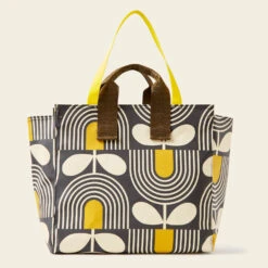 All In Tote - Giant Striped Tulip Noir 9 All In Tote - Giant Striped Tulip Noir -Orla Kiely Sales Store 24SEGST867 0140CoreBigTote GiantStripedTulipNoir3