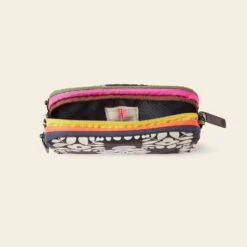 Tripod Crossbody - Lattice Flower Tile Onyx -Orla Kiely Sales Store 24SELFT783 0012 TripodCrossbody LatticeFlowerTileOnyx4