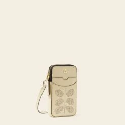Ariel Phone Case - Cream Punched Flower -Orla Kiely Sales Store 24SELLE826 1990 ArielPhoneCase CreamPunchedFlower2