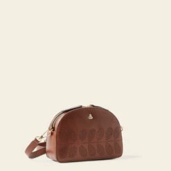 Babaluna Crossbody - Tan Punched Flower 7 Babaluna Crossbody - Tan Punched Flower -Orla Kiely Sales Store 24SELLE878 2170 BabalunaCrossbody TanPunchedFlower2