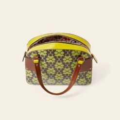 Luna Bowling Bag - Purple Puzzle Flower -Orla Kiely Sales Store 24SELLE889 5010LunaBowlingBag PurplePuzzleFlower4