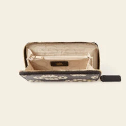 Forget Me Not Wallet - Posey Flower Midnight -Orla Kiely Sales Store 24SEPOF754 4100ForgetMeNotWallet PoseyPowerMidnight4