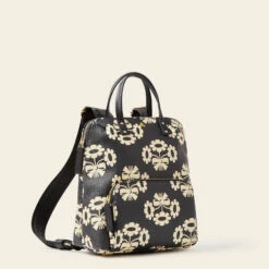 Buddy Backpack - Posey Flower Midnight -Orla Kiely Sales Store 24SEPOF811 4100BuddyBackpack PoseyPowerMidnight2