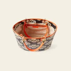 Smile Tote - Posey Flower Midnight -Orla Kiely Sales Store 24SEPOF866 4100SmileTote PoseyPowerMidnight4