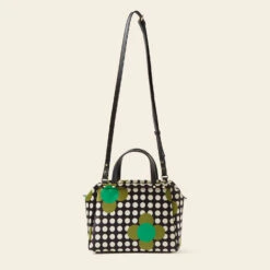 Concertina Crossbody Tote - Jewel Flower Polka Dot -Orla Kiely Sales Store 24SESAT860 3420 ConcertinaCrossbodyTote JewelFlowerPolkaDot3