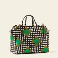 Opera Big Tote - Jewel Flower Polka Dot -Orla Kiely Sales Store 24SESAT861 3420 OperaBigTote JewelFlowerPolkaDot2