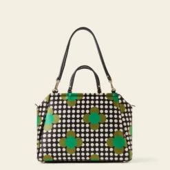 Opera Big Tote - Jewel Flower Polka Dot -Orla Kiely Sales Store 24SESAT861 3420 OperaBigTote JewelFlowerPolkaDot3
