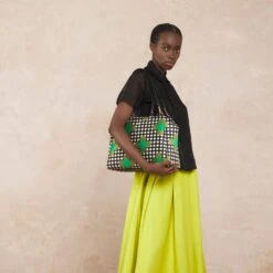 Opera Big Tote - Jewel Flower Polka Dot -Orla Kiely Sales Store 24SESAT861 3420 OperaBigTote JewelFlowerPolkaDot .model1