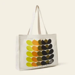 Stem Canvas Tote Bag -Orla Kiely Sales Store 24SESCT858StemCanvasToteBagOrlaKiely