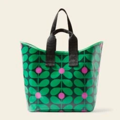 Carryall Large Tote - Sixties Stem Emerald 9 Carryall Large Tote - Sixties Stem Emerald -Orla Kiely Sales Store 24SESIX204 3100CarryallLargeTote SixtiesStemEmerald3