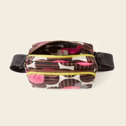 Angle Camera Bag - Striped Flower Azalea -Orla Kiely Sales Store 24SESTF764 6730AngleCameraBag StripedFlowerAzalea4