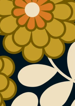 Dahlia Wallpaper - Sample -Orla Kiely Sales Store B80F4545 3FB7 4F6F B763 EB076D5FDADB