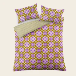Flower Tile Bed Linen -Orla Kiely Sales Store Flower File Cut Outcreamsq