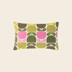 Multi Block Stem Bed Linen - Multi -Orla Kiely Sales Store MultiBlockStemMulti PillowCutout
