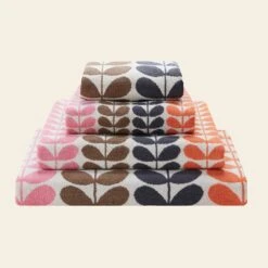 Multi Stem Towels Auburn -Orla Kiely Sales Store MultiStemTowelsAuburn