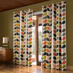 Multi Stem Lined Eyelet Curtains