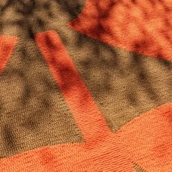 Giant Sixties Stem Outdoor Rug - Tomato -Orla Kiely Sales Store OK O giantsixtiesstem tomato 463703Dhr