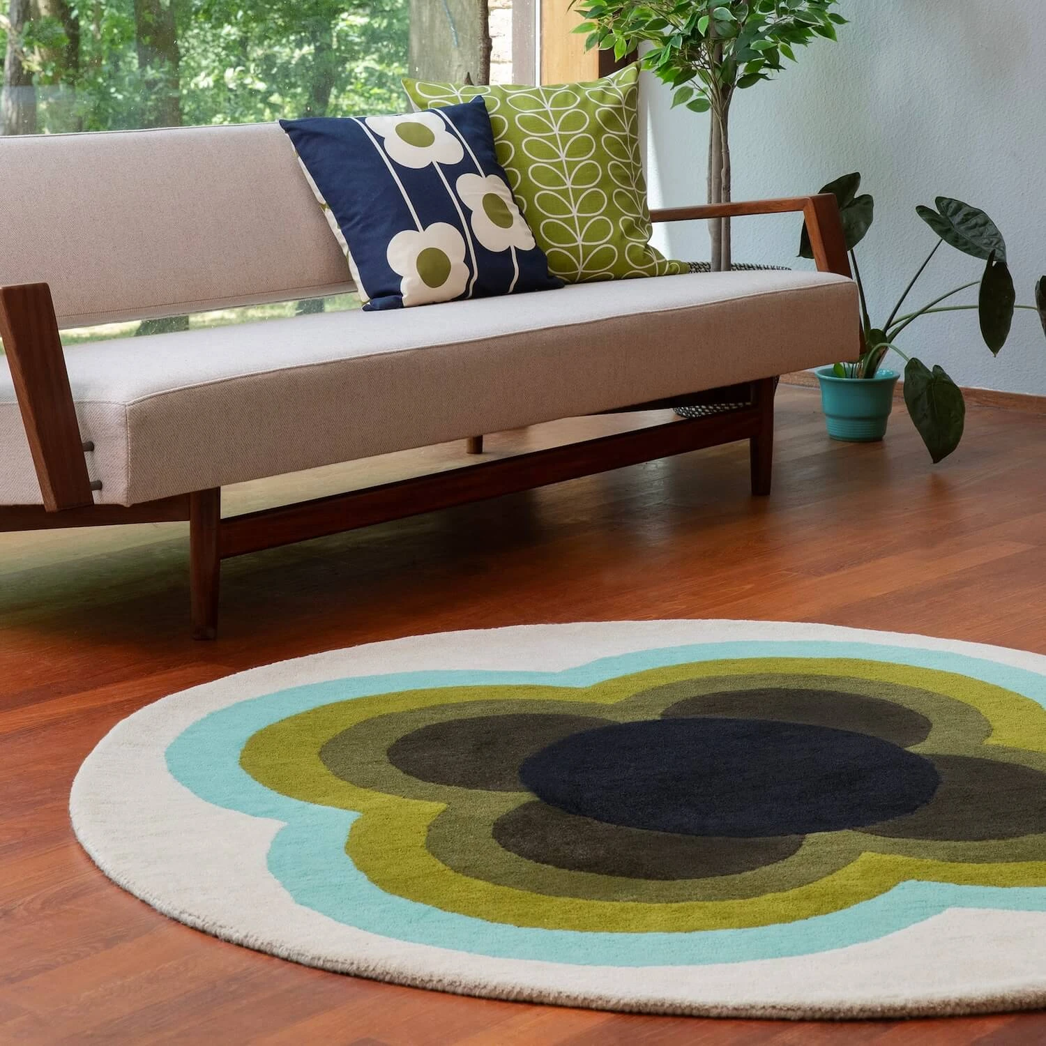 Sunflower Olive Rug 1 Sunflower Olive Rug