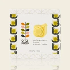 Hen Candle - White Grapefruit And Basil -Orla Kiely Sales Store OKHHM4026A Hen Candle 4 scaled