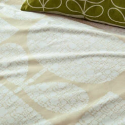 Block Garden Bed Linen Cream -Orla Kiely Sales Store OK BlockGardenCream Cameo2