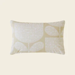 Block Garden Bed Linen Cream -Orla Kiely Sales Store OK BlockGardenCream PillowCutout