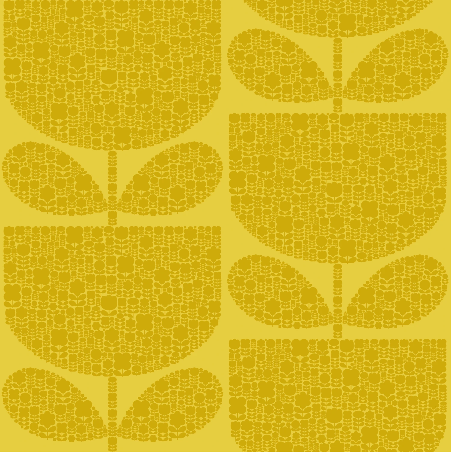 Block Garden Wallpaper - 70cm X 10m 2 Block Garden Wallpaper - 70cm X 10m - Image 2
