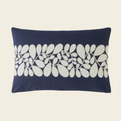 Sycamore Stripe Bed Linen Space Blue -Orla Kiely Sales Store SycamoreStripePillowCutout