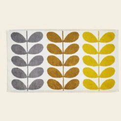 Trio Stem Towels Dune -Orla Kiely Sales Store Trio Stem Dune Bath Mat scaled