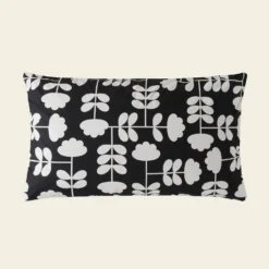 Cut Stem Bed Linen - Monochrome -Orla Kiely Sales Store cut stem monochrome pillowcase cut out