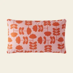 Cut Stem Bed Linen - Paprika -Orla Kiely Sales Store cut stem multi paprika pillowcase reverse cut out