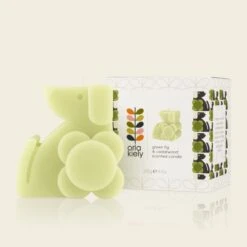 Dog Candle - Fig & Cedarwood -Orla Kiely Sales Store okhhm4040a dogcandle2 scaled
