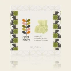 Dog Candle - Fig & Cedarwood -Orla Kiely Sales Store okhhm4040a dogcandle4 scaled